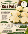 Coconut Cheese Rice Puto/Pre-Order $11 per tub