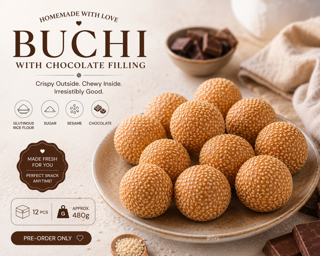 Chocolate Buchi (12 Pieces) Pre-Order