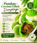 Pandan Coconut-Filled Dumplings (Pre-Order)
