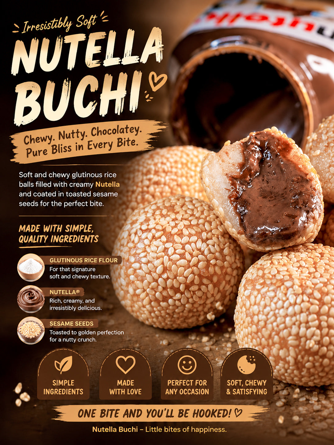 Nutella Buchi (10 Pieces) Pre-Order 🍫🥥